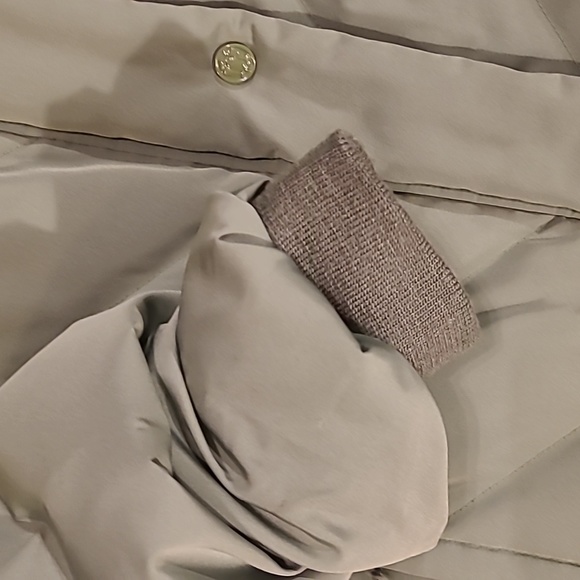 B.Moss Winter Down Puffer Coat Fully Lined womens size Large Olive color - Picture 2 of 7